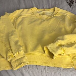 FP Movement by Free People Cream Textured Sweatshirt